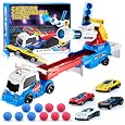 NDwi Dowellin Transport Truck Toy with Cars & Foam Balls